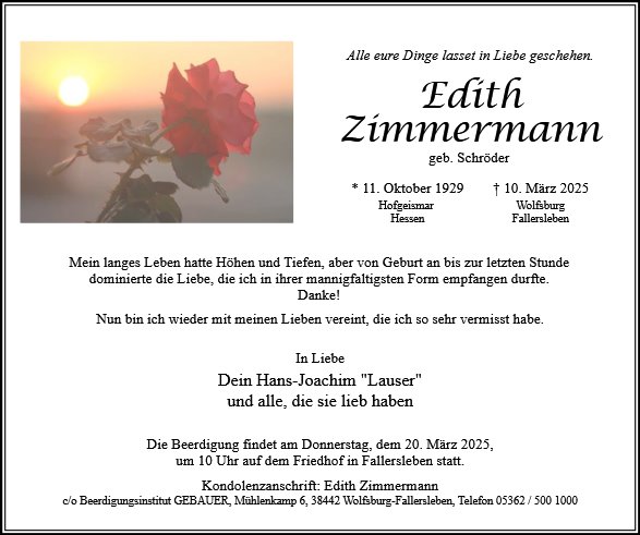 Edith Zimmermann