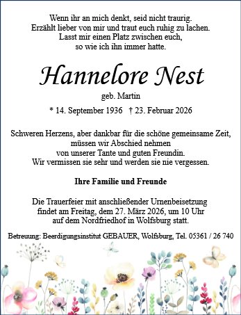 Hannelore Nest