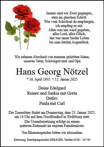 Hans Georg Nötzel