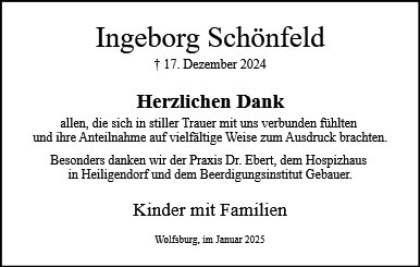 Ingeborg Schönfeld