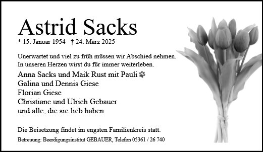 Astrid Sacks