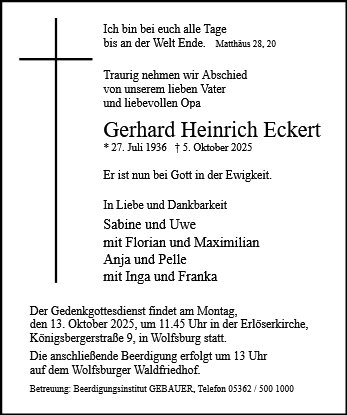 Gerhard Eckert