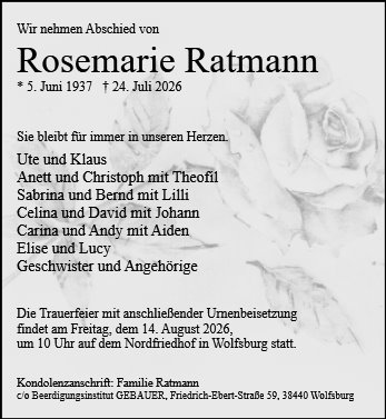 Rosemarie Ratmann