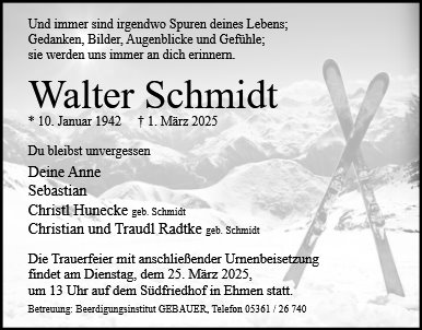 Walter Schmidt