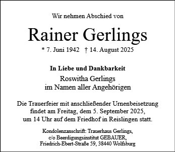 Rainer Gerlings