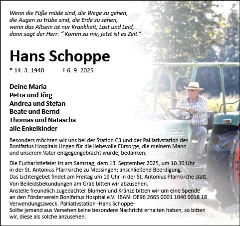 Hans Schoppe