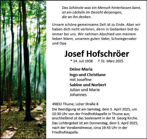 Josef Hofschröer