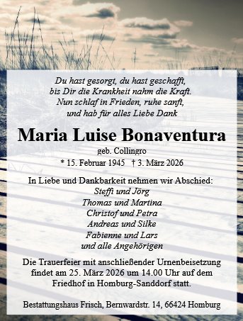 Maria Luise Bonaventura