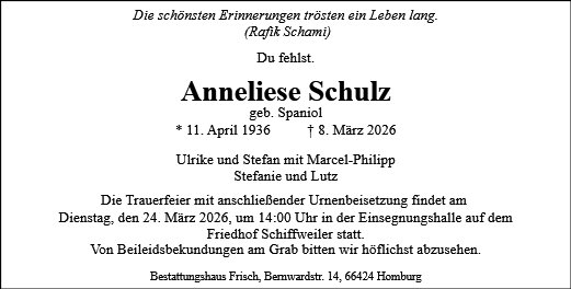 Anneliese Schulz