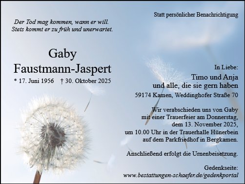 Gabriele Faustmann-Jaspert