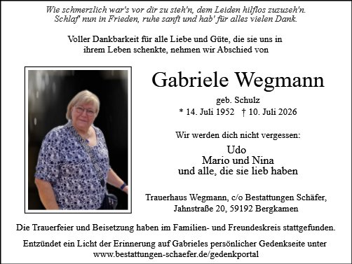 Gabriele Wegmann