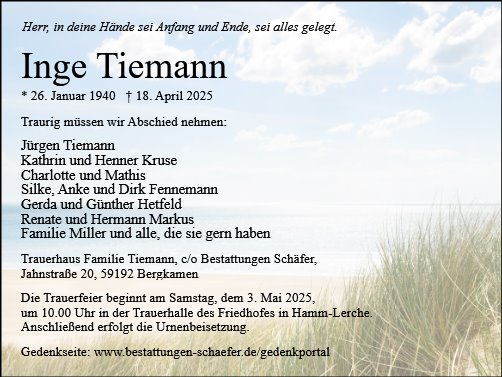Inge Tiemann
