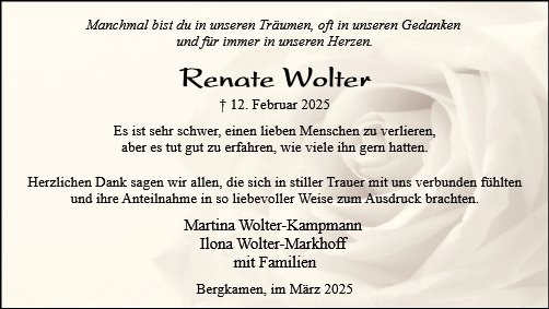 Renate Wolter