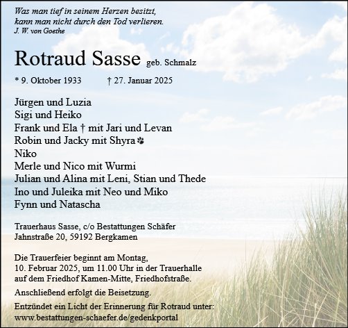 Rotraud Sasse