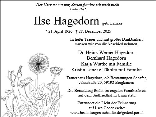 Ilse Hagedorn