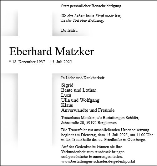 Eberhard Matzker