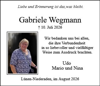 Gabriele Wegmann