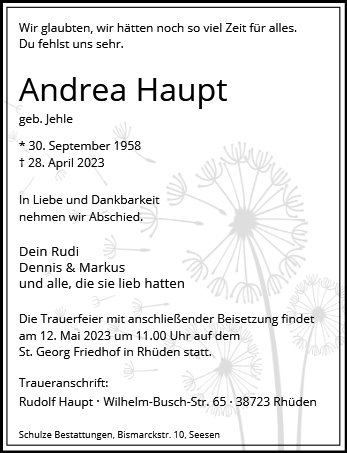 Andrea Haupt