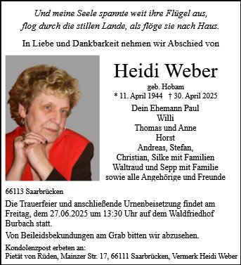 Heidemarie Weber