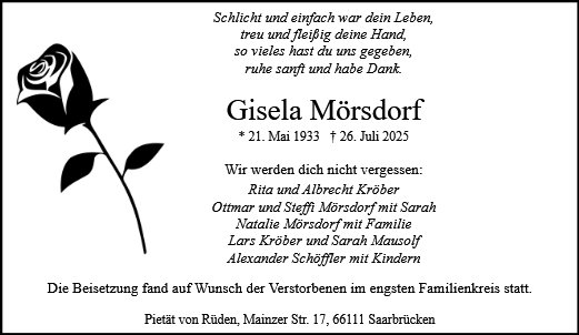 Gisela Mörsdorf