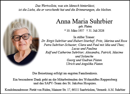 Anna Maria Suhrbier