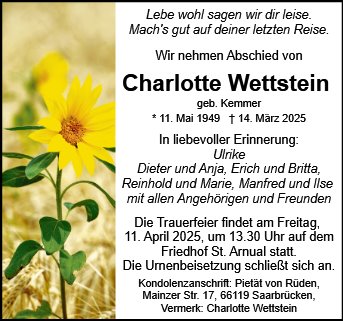 Charlotte Wettstein 