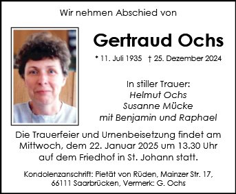 Gertraud Ochs