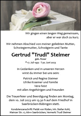 Gertrud Steimer
