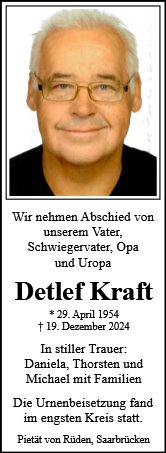 Detlef Kraft