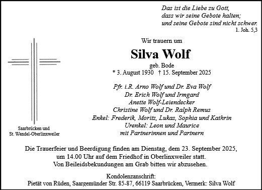 Silva Amalie Klothilde Wolf