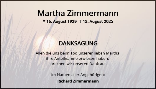 Martha Zimmermann