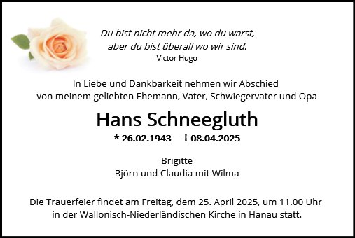 Hans Schneegluth