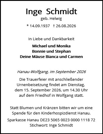 Ingeborg  Schmidt