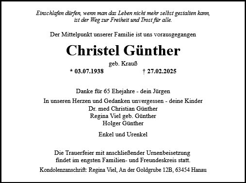 Christel Günther