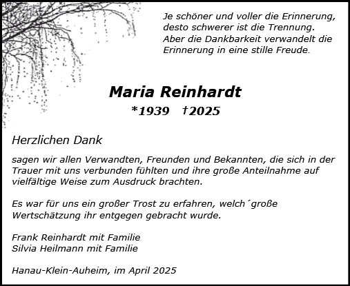 Maria Reinhardt