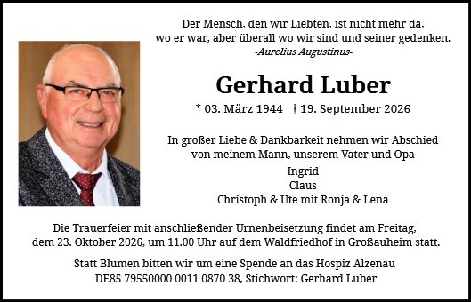 Gerhard Luber
