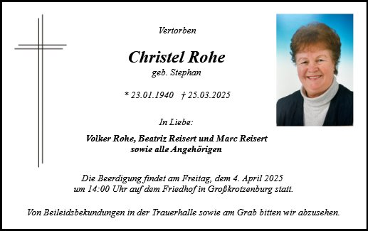 Christel Rohe