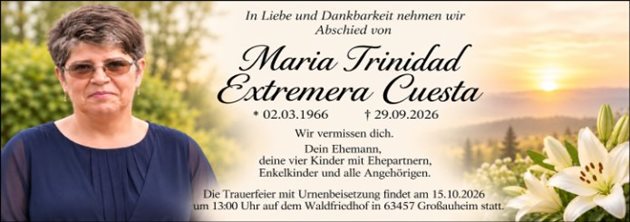 Maria Trinidad  Extremera Cuesta
