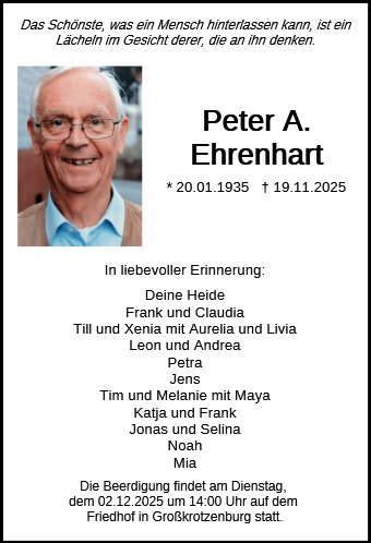 Peter Ehrenhart