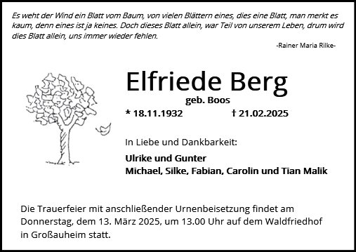 Elfriede Berg