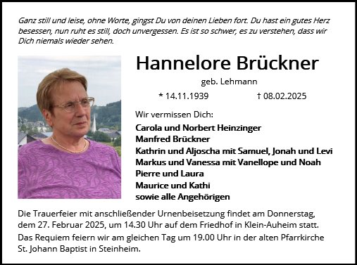 Hannelore Brückner