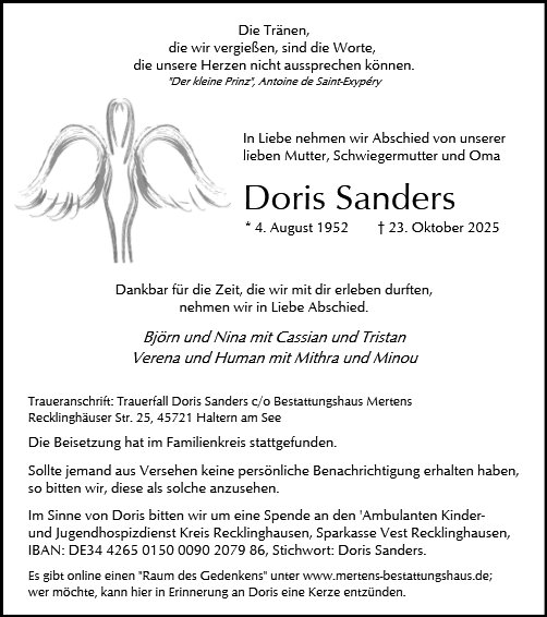 Dorothea 'Doris' Sanders