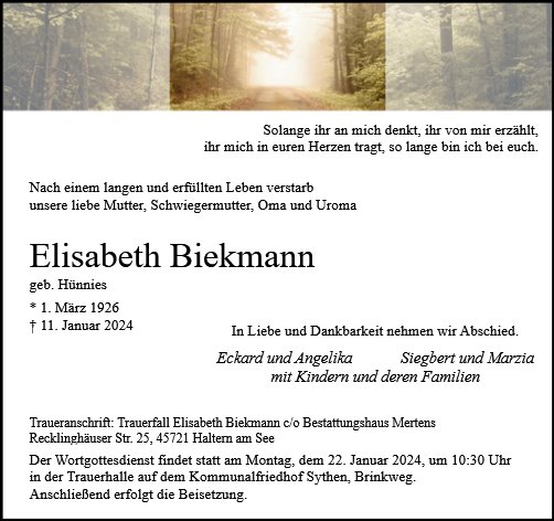 Elisabeth Biekmann