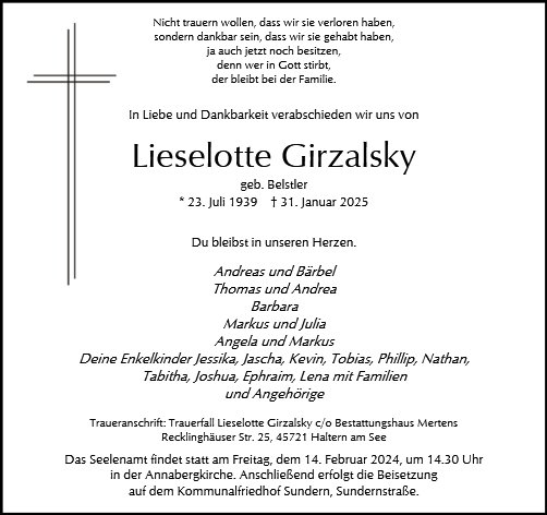 Lieselotte Girzalsky