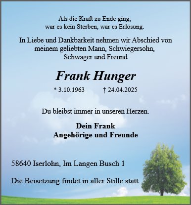 Frank Hunger