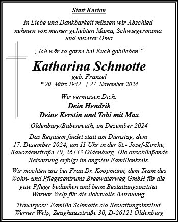 Katharina Schmotte