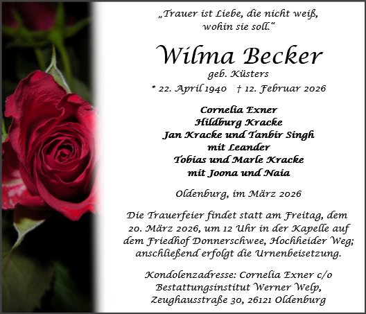 Wilma Becker
