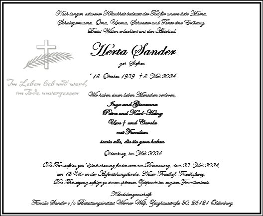 Herta Sander