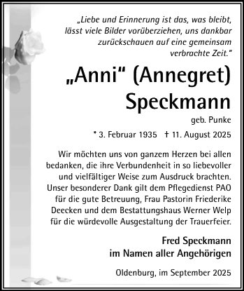 Annegrete „Anni“ Speckmann
