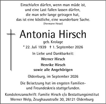 Antonia Hirsch